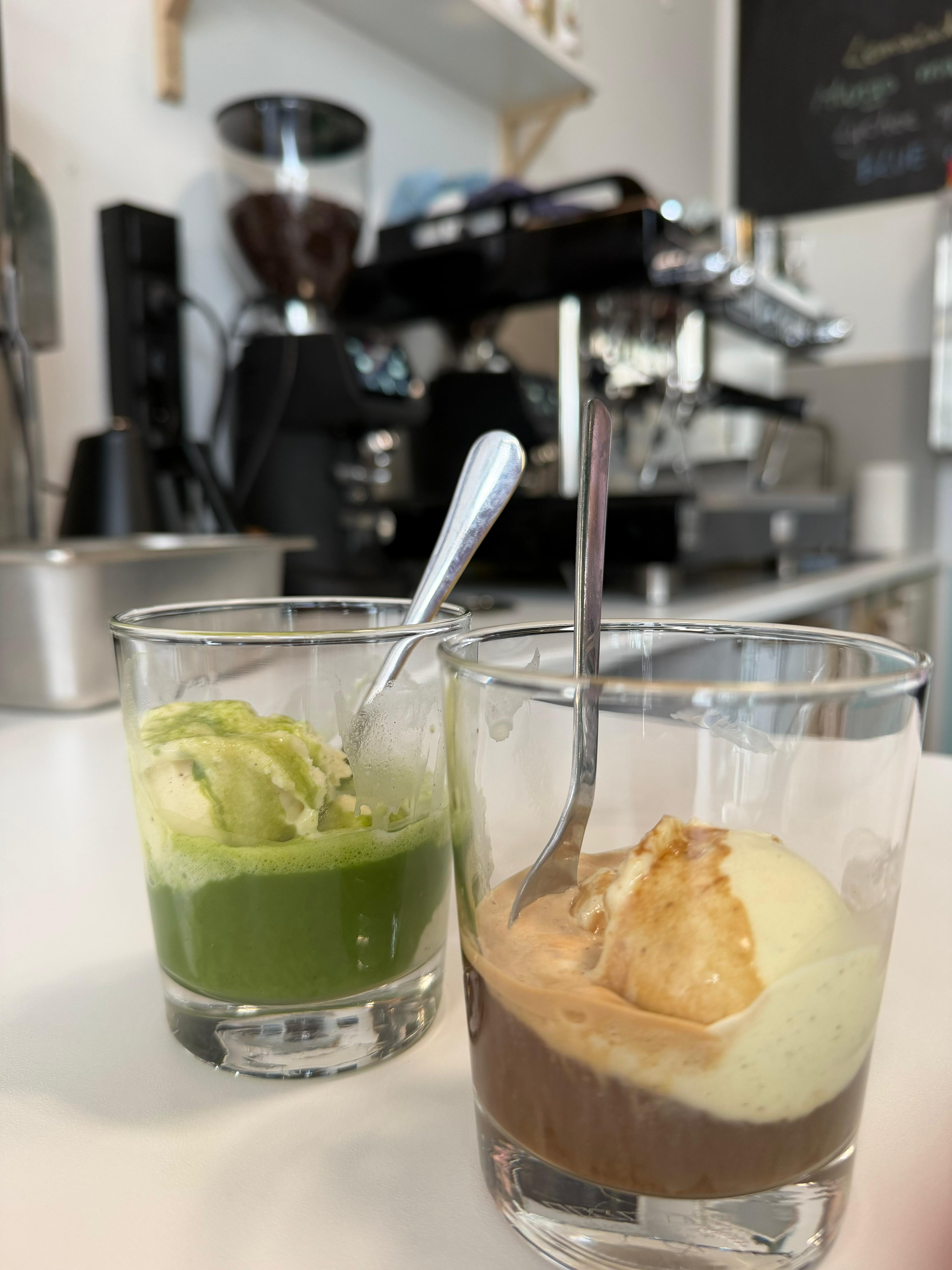 Affogatto i Matcha Affogatto — Barista i Bambino Gdańsk